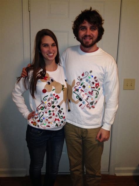 diy christmas sweaters for couples