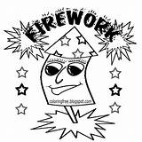 Rocket Firework Fawkes Bonfire Teenagers sketch template