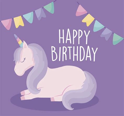 happy birthday card  cute unicorn happy birthday cards cute