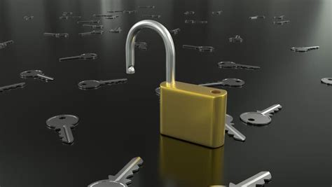 Padlock Opening Unlock Lock Key Security Safety Protection Hack