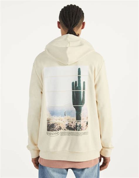 printed hoodie sweatshirts bershka united kingdom