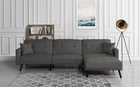 modern mid century linen sofa sleeper futon sofa living room  shape