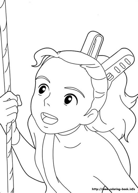 borrower arrietty coloring picture cool printables pinterest
