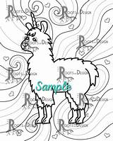 Llamacorn Coloring Pages Instant Drawing Getdrawings Getcolorings sketch template
