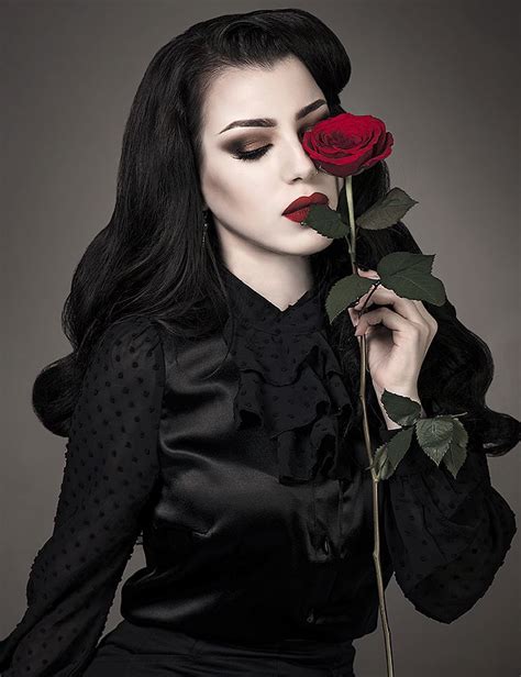 lady rose girl goth picture photography … punk girls gothic