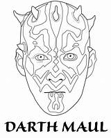 Darth Maul Coloring Pages Wars Star Sidious Lineart Clipart Lego Vader Templates Printable Halloween Library Face Getcolorings Getdrawings Deviantart Webstockreview sketch template