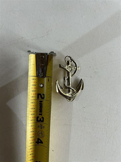 Stockpins Gold Anchor Lapel Pin Model A17 Made In Usa Ebay