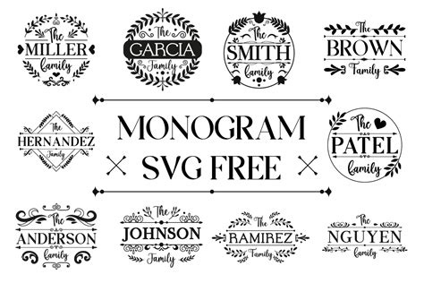 monogram svg  graphic   graphic bundles creative fabrica