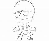 Sackboy Printable Template Coloring Pages sketch template
