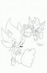 Super Coloring Sonic Shadow Pages Silver Vs Comic Template Comments Library Clipart sketch template