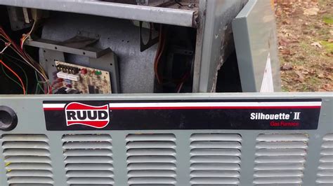 Ruud Silhouette Ii Gas Furnace Filter Start To Repair