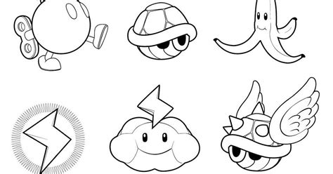 mario power ups coloring pages thousand    printable