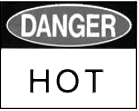 danger hot leonard safety equipment