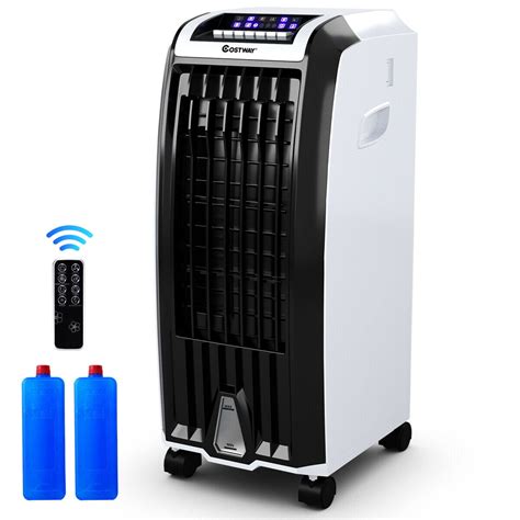 goplus evaporative portable air cooler fan anion humidify  remote control walmartcom