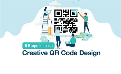steps    creative qr code design    custom qr code maker  creator  logo