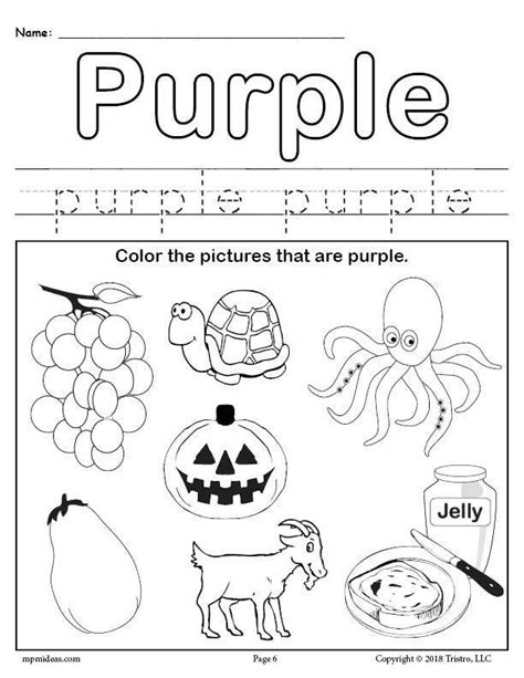 printable preschool worksheets colors printableecom learn