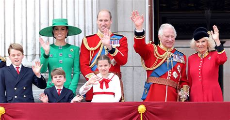 royal familys balcony photo  trooping  colour purewow