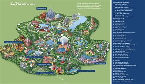 official disney world map    place disney trippers