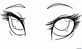 Eyes Anime Drawing Girl Draw Cute Step Manga Easy Eye Japanese Coloring Beginners Drawings Chibi Pages Girls Cartoon Background Female sketch template