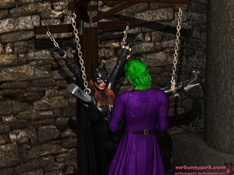 batgirl in chains by mrbunnyart on deviantart