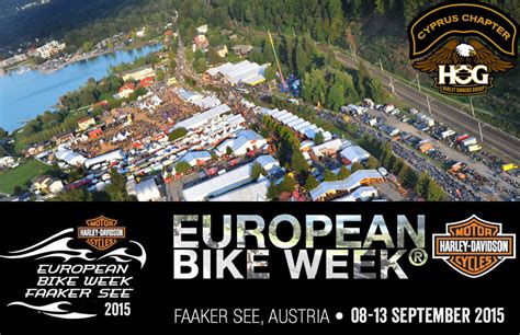 upcoming  trip  european bike week faaker   hog