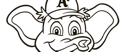oakland athletics pages coloring pages