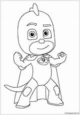 Pj Masks Pages Gekko Coloring Color Printable Coloringpagesonly sketch template