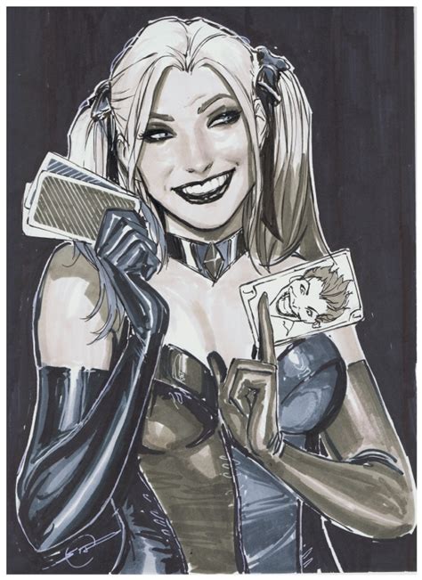 Stjepan Sejic Harley Quinn In Brian Byrnes S Commissions Comic Art