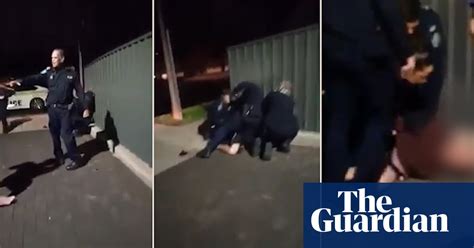 footage appears to show indigenous man being held down and struck by