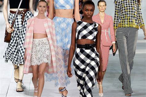 gingham trend for spring 2015 gingham takes the spring