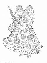 Barbie Coloring Popstar Pages Princess Printable Colouring Girls Ausmalbilder Print Disney Von Prinzessin Book sketch template