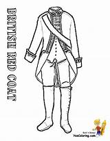 Coloring British Pages Redcoat Red Soldier Naruto Coat Akatsuki Soldiers Drawing War Colouring Army Revolutionary American Adults Kids Coats Choose sketch template