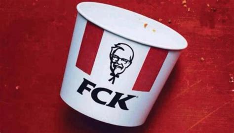 kfc s cheeky full page newspaper ads say fck and apologise to running out of chicken newshub