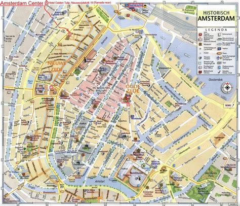 amsterdam city tourist map amsterdam mappery tourist map