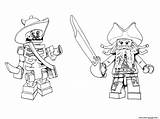 Lego Coloring Pages Pirates Printable Print sketch template