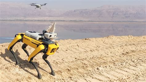 drone  robot work autonomously   improve security services urban air mobility news