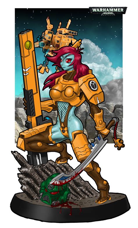 tau female firewarrior by kaaskop on deviantart