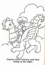 Coloring Pages 80s Moondreamers 1980s Cartoon Galaxia Getcolorings Print sketch template