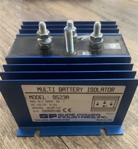 power battery isolator  amp   sale  ebay