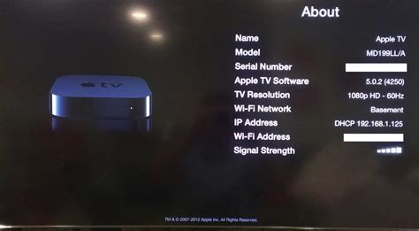 apple tv firmware updated     p  p models tomac