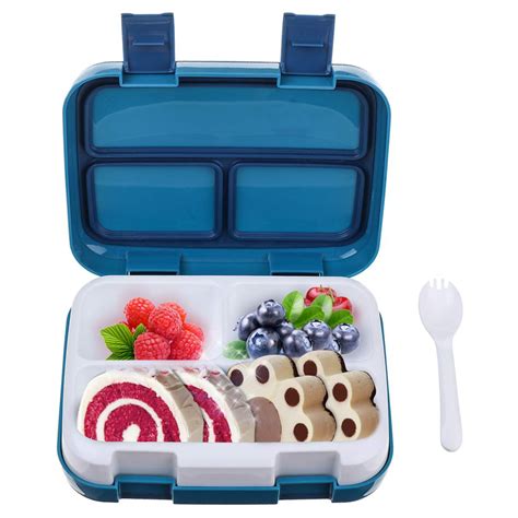 lunch box  leak proof compartment tray  spoon includes  kid
