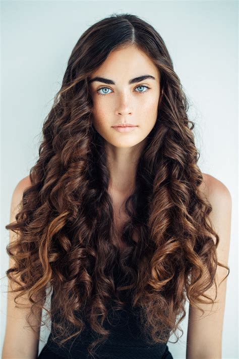 curly hairstyles  long hair  kinds  curls