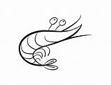 Shrimp Coloring Getcolorings Pages Printable Color 612px 96kb sketch template