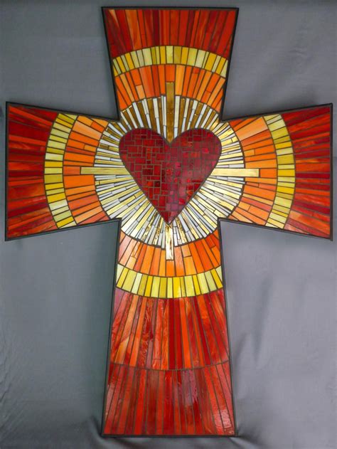 kathy thaden custom mosaics cross paintings mosaic crosses mosaic art
