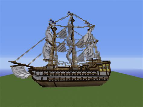 minecraft pirate ship structure image