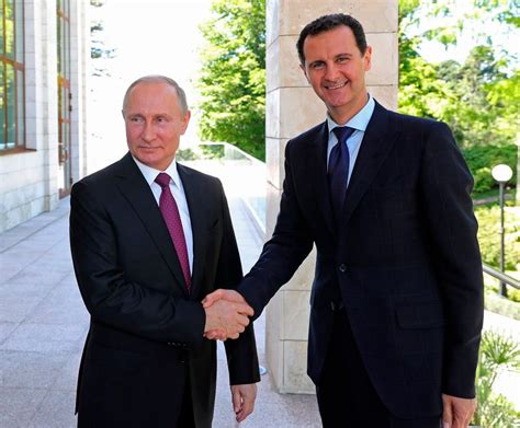I24news Putin Meets Assad In Surprise Trip To Syria
