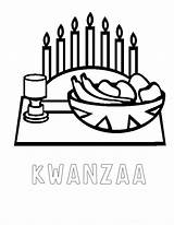 Kwanzaa Coloring Kids Pages Happy sketch template
