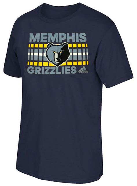memphis grizzlies mens cut  blue short sleeve  shirt memphis