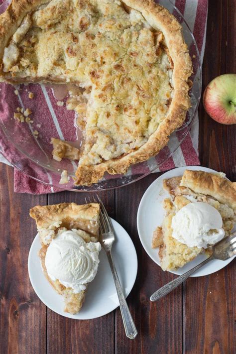 Apple Crisp Pie Fork In The Kitchen