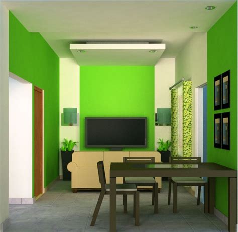 warna cat  desain interior rumah minimalis sederhana